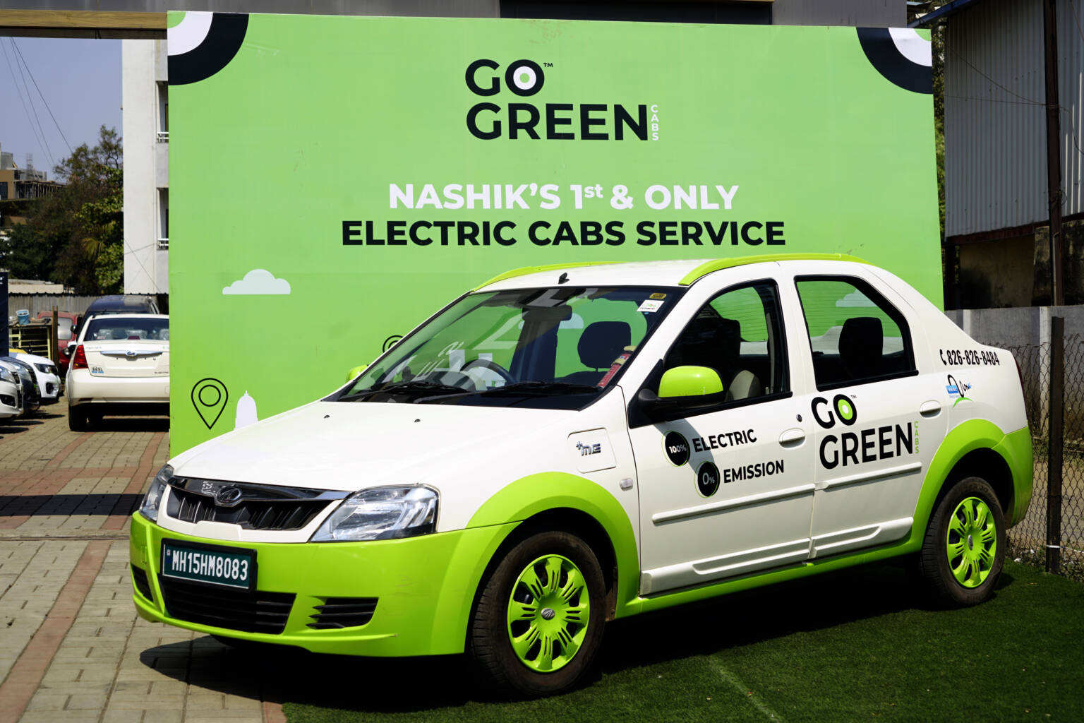 Go Green Cab service Inauguration GoGreen Cabs